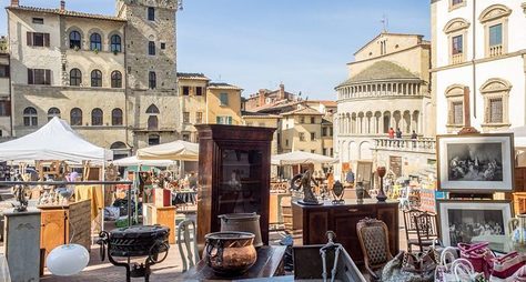 Антикварные рынки провинциальной Тосканы
