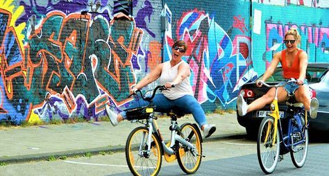 Дружеская велопрогулка по Амстердаму