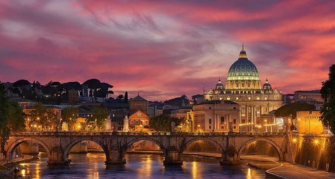 Очарование вечернего Рима