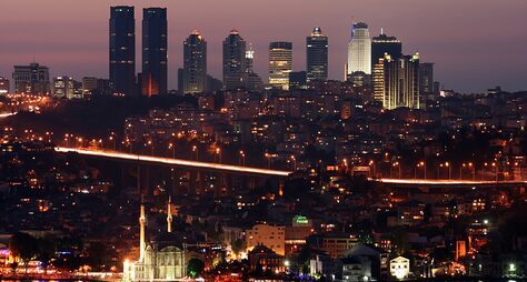 Мотопрогулка по ночному Стамбулу
