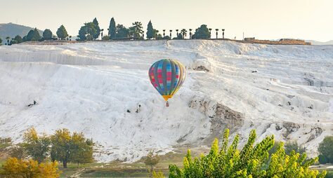 Памуккале из Антальи: экскурсия и полёт на воздушном шаре