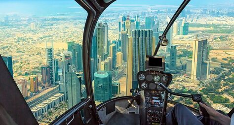 Увидеть Дубай из кабины вертолета!