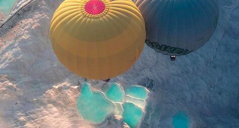 Над Памуккале — на воздушном шаре! Тур из Кемера