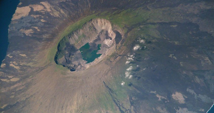 Извержение вулкана Ла-Кумбре